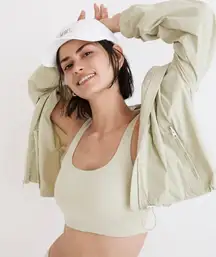 NWT  MwL Flex Square-neck Sports Bra In Frosted Sage