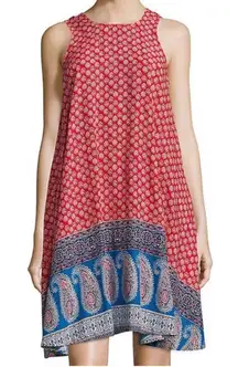 183 Anthropologie Beach Lunch Lounge Boho Paisley Flowy High Low Large