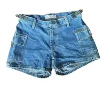 Vintage Early Y2K Abercrombie & Fitch Denim Utility Shorts 30 in Waist