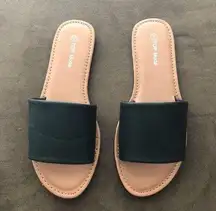 🆕 Top Moda Black Slides