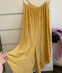 NWT Elan yellow jumpsuit