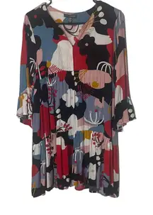 Shannon Passero Women's Size‎ XS Multicolored Abstract Tunic Top
