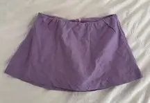 My Little Micro Mini Cotton-Linen Skort