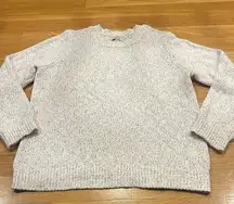 Loft women’s crew neck speckled sweater size xlarge .