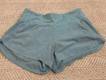 Lululemon Light Blue Speed Up Shorts