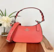 Coach NWT  Teri Shoulder/Crossbody Bag In Signature Canvas