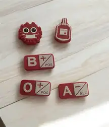 Phlebotomist shoe charms 