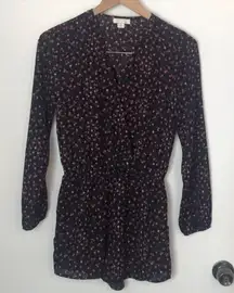 Finn & grace black cherry romper small