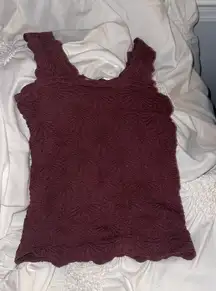 Altar'd State Tank Top Burgundy