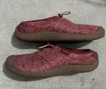 Keen Howser 3 Slides Slip-On Printed Clogs Rubber Sole Women’s Size 7