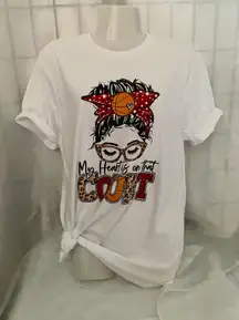 My Heart Is On The Court Tee