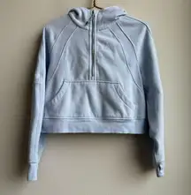 Lululemon Scuba Oversized 1/2 Zip Hoodie Light Blue 2024 Release Size XS / SMALL