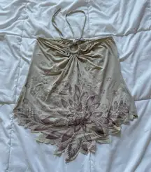 Vintage 90s Womens Size XL Baby Doll Cami Y2K Glitter Grunge Indie Coquette