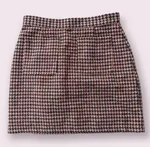 Informed Ensemble houndstooth miniskirt size 8