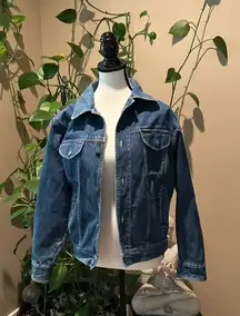 100% Cotton Vintage 1970s Large London Fog Blue Denim Jacket