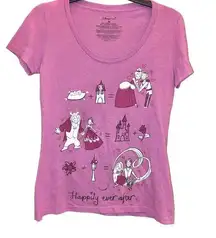 Disney  Store Happily Ever After Princess T-Shirt Purple Medium