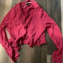 Tommy Hilfiger ruffled cardigan ❤️ $5 must bundle 3+❤️