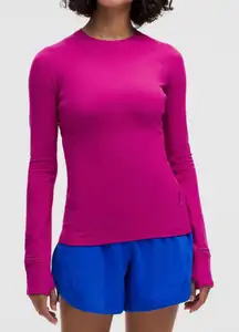 Lululemon It’s Rulu Run Long Sleeve size XS in ripened raspberry