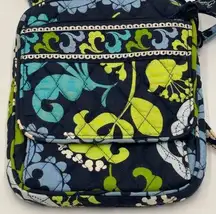 Vera Bradley  Disney Parks Hipster Crossbody Bag Vibrant Blue and Green