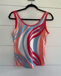 Adidas Women’s Medium Retro Y2K Tank Top 2000s Colorful