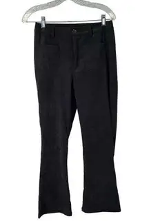 Harper Dark Gray Flare Leg Corduroy Pants Sz S