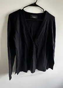 Women’s Giorgio Armani 38‎ V Neck Blue Button-up Wool Sweater