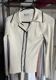 Three high end brand shirts and sweaters