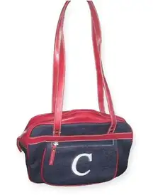 Deadstock vintage y2k denim embroidered c initial purse