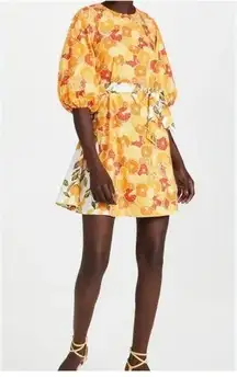 Never Fully Dressed St Clements Mini Dress Citrus Print Orange Fruit Sz‎ 6