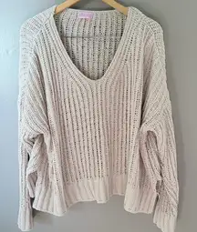 Pink Lily Chenille Sweater