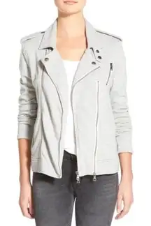 Hudson Gray Monochrome Cynic‎ Moto Biker Jacket Size Small #W740FAA