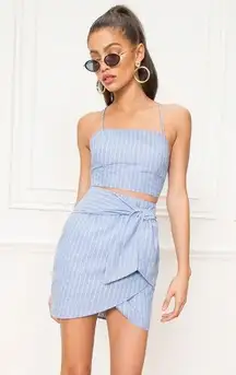 Superdown Tasha Wrap Skirt Set