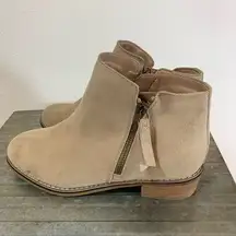 Blondo Linda Suede Short Heel Bootie