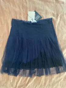 Rodarte Target Blue Lace Skirt