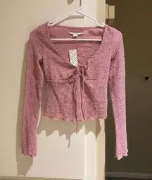 NWT  Lace long sleeve Top