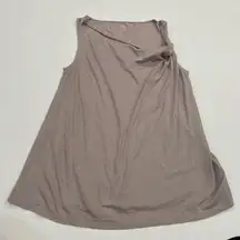 Eileen Fisher Sleepwear Nightgown L | Soft Taupe Tank Sleep Dress by Garnet Hill