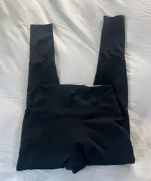 High Rise Leggings. Short Length