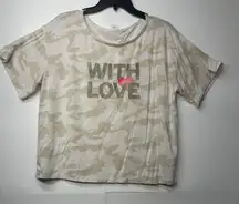 Old Navy Women Top Brown Camo Shirt And Pants Size Medium