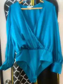 Turquoise Formal Bodysuit