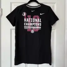 Nike  Florida State Seminoles National Champs Tee - Size L