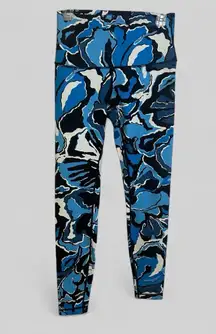 Lululemon Athletica Wunder Under High Rise Boom Bloom beach blanket pants 10