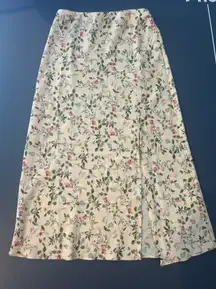 Francesca’s Floral Midi Skirt