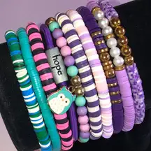 Colorful Boho Beaded Bracelet Set