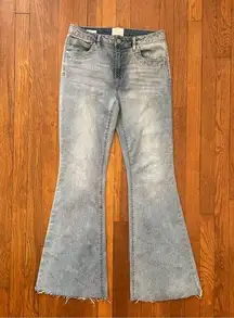 Unpublished Janet Raw Hem Flares - Size 29