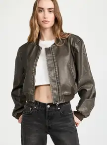 Lioness Allure Brown Bomber Jacket