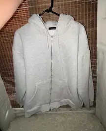 Grey Hoodie Amazon Zip-Up