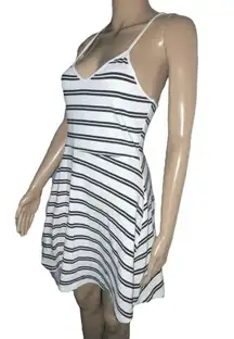 SO striped skater dress