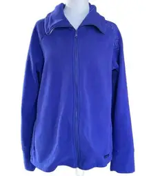 Women's Calvin Klein Blue Fleece Jacket Size XL