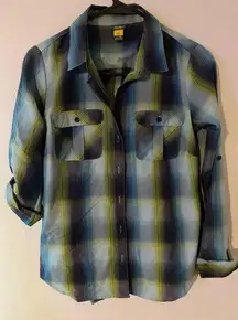 Eddie Bauer Button Down Shirt Top Fishing Hiking Outdoor Women's Size XS EUC