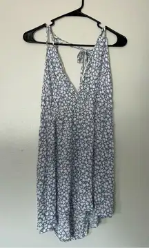 Timing Blue and White floral Patterned Dress
